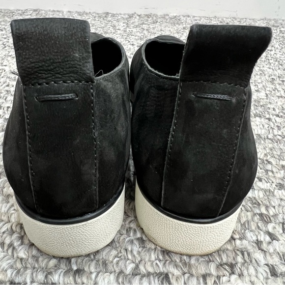 Eileen Fisher Humor wedge ballet flat in black suede white outsole shoes 6.5 - Picture 9 of 15